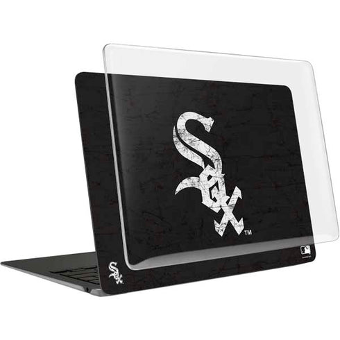 MLB Chicago White Sox - Solid Distressed MacBook Air 13in (2020) Case plus Skin