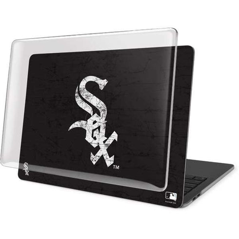 MLB Chicago White Sox - Solid Distressed MacBook Pro 13in (2020) Case plus Skin
