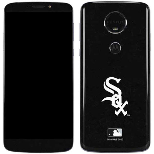 MLB Chicago White Sox - Solid Distressed Moto E5 Plus Skin