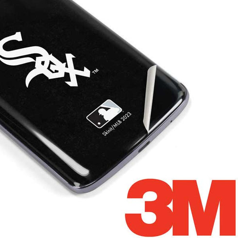MLB Chicago White Sox - Solid Distressed Moto E5 Plus Skin