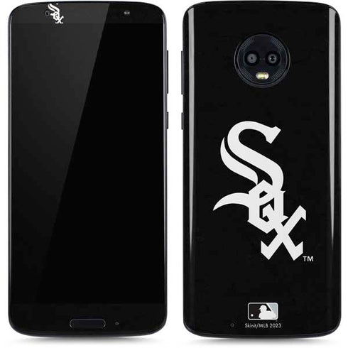 MLB Chicago White Sox - Solid Distressed Moto G6 Skin