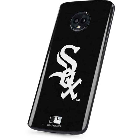 MLB Chicago White Sox - Solid Distressed Moto G6 Skin