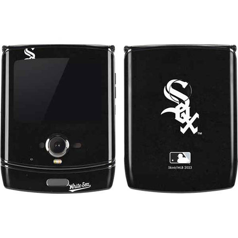 MLB Chicago White Sox - Solid Distressed Motorola RAZR Skin
