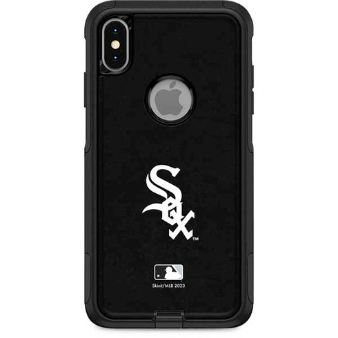 MLB Chicago White Sox - Solid Distressed Otterbox Commuter iPhone Skin