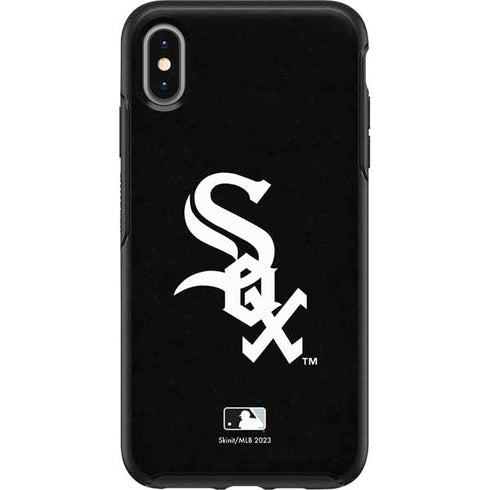 MLB Chicago White Sox - Solid Distressed Otterbox Symmetry iPhone Skin