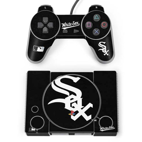 MLB Chicago White Sox - Solid Distressed PlayStation Classic Bundle Skin