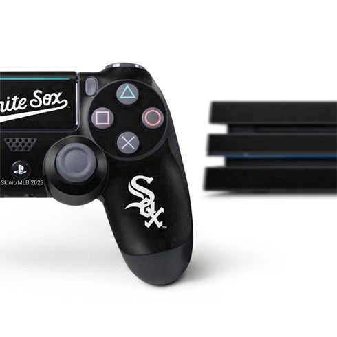 MLB Chicago White Sox - Solid Distressed PS4 Pro Bundle Skin