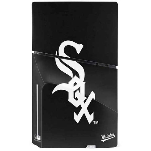 MLB Chicago White Sox - Solid Distressed PS5 Slim Disk Console Skin