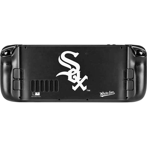 MLB Chicago White Sox - Solid Distressed Steam Deck Handheld Gaming Computer Skin