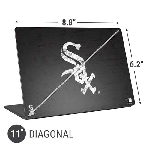 MLB Chicago White Sox - Solid Distressed Universal Laptop 11in (8.8 x 6.2in) Skin