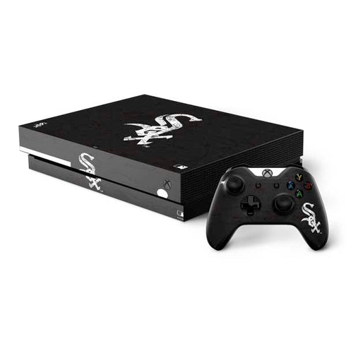 MLB Chicago White Sox - Solid Distressed Xbox One X Bundle Skin