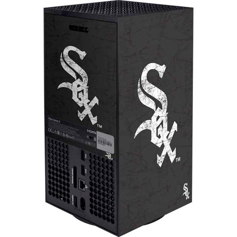 MLB Chicago White Sox - Solid Distressed Xbox Series X Bundle Skin