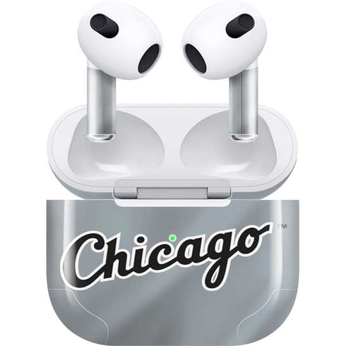 MLB Chicago White Sox Alternate/Away Jersey Apple AirPods (3rd Gen 2021) Skin