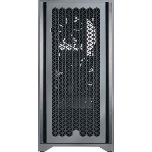 MLB Chicago White Sox Alternate/Away Jersey Corsair 4000D Tempered Glass Mid-Tower ATX Case Skin