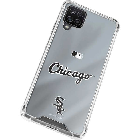MLB Chicago White Sox Alternate/Away Jersey Galaxy A12 Clear Case