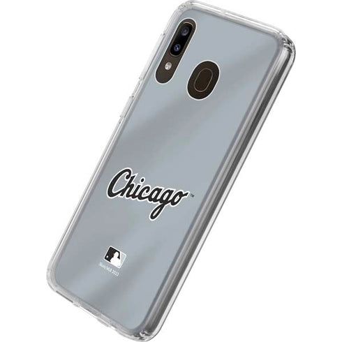 MLB Chicago White Sox Alternate/Away Jersey Galaxy A20 Clear Case