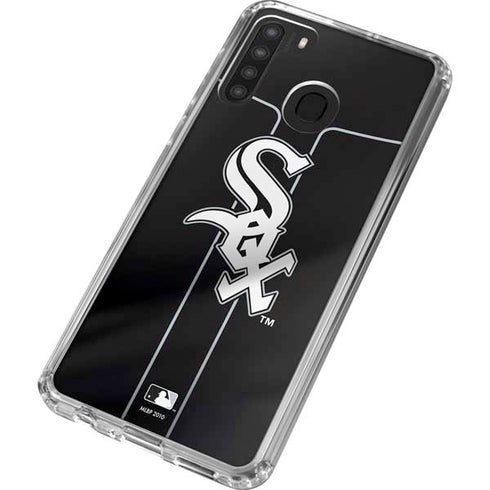 MLB Chicago White Sox Alternate/Away Jersey Galaxy A21 Clear Case