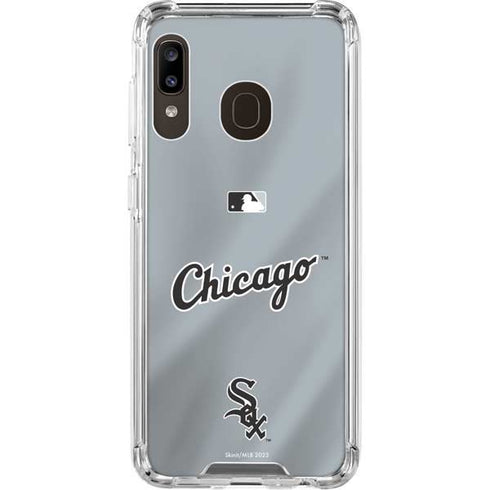 MLB Chicago White Sox Alternate/Away Jersey Galaxy A30 Clear Case