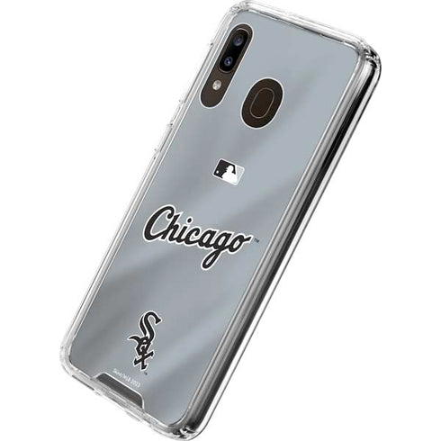 MLB Chicago White Sox Alternate/Away Jersey Galaxy A30 Clear Case