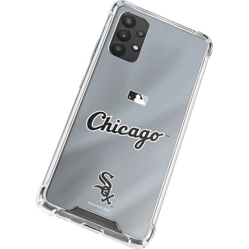 MLB Chicago White Sox Alternate/Away Jersey Galaxy A32 5G Clear Case
