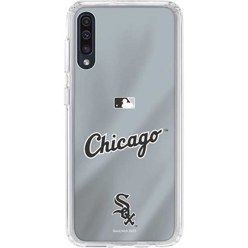 MLB Chicago White Sox Alternate/Away Jersey Galaxy A50 Clear Case