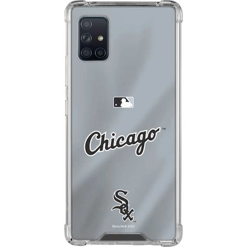 MLB Chicago White Sox Alternate/Away Jersey Galaxy A51 5G Clear Case
