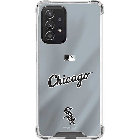 MLB Chicago White Sox Alternate/Away Jersey Galaxy A52 5G Clear Case