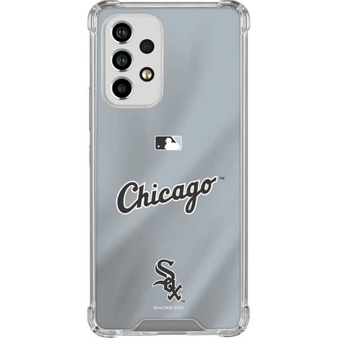 MLB Chicago White Sox Alternate/Away Jersey Galaxy A53 5G Clear Case