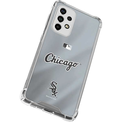 MLB Chicago White Sox Alternate/Away Jersey Galaxy A53 5G Clear Case