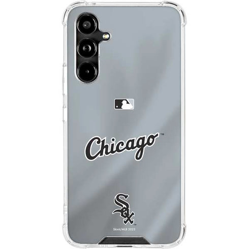 MLB Chicago White Sox Alternate/Away Jersey Galaxy A54 5G Clear Case