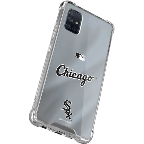 MLB Chicago White Sox Alternate/Away Jersey Galaxy A71 5G Clear Case