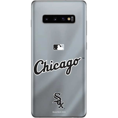MLB Chicago White Sox Alternate/Away Jersey Galaxy S10 Plus Skin
