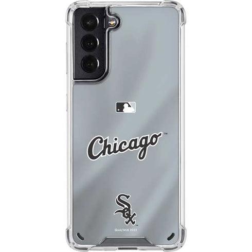 MLB Chicago White Sox Alternate/Away Jersey Galaxy S21 5G Clear Case