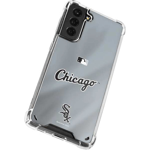 MLB Chicago White Sox Alternate/Away Jersey Galaxy S21 5G Clear Case