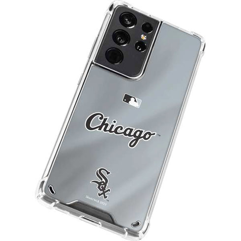 MLB Chicago White Sox Alternate/Away Jersey Galaxy S21 Ultra 5G Clear Case