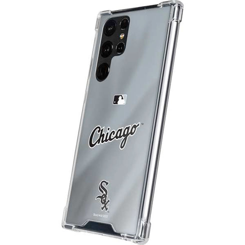 MLB Chicago White Sox Alternate/Away Jersey Galaxy S22 Ultra Clear Case