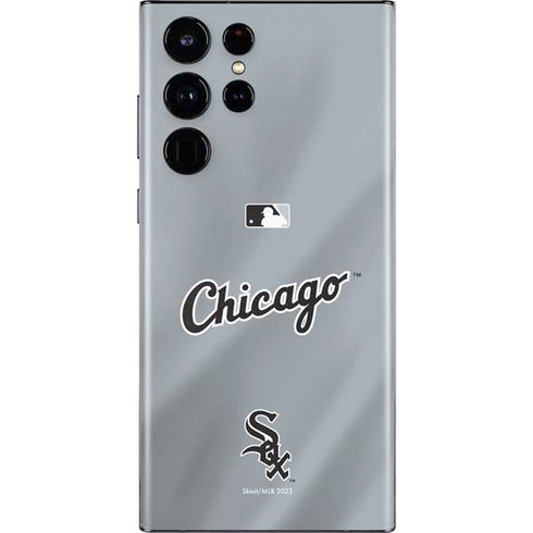MLB Chicago White Sox Alternate/Away Jersey Galaxy S22 Ultra Skin