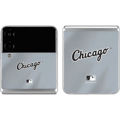MLB Chicago White Sox Alternate/Away Jersey Galaxy Z Flip4 5G Skin