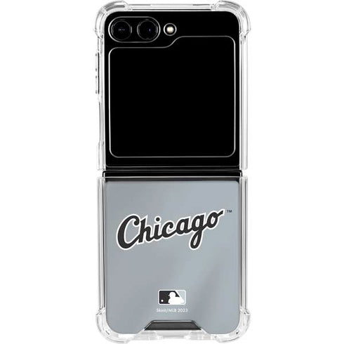 MLB Chicago White Sox Alternate/Away Jersey Galaxy Z Flip5 5G Clear Case