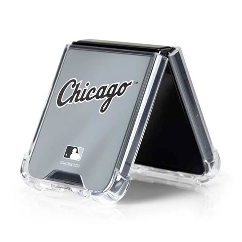 MLB Chicago White Sox Alternate/Away Jersey Galaxy Z Flip5 5G Clear Case