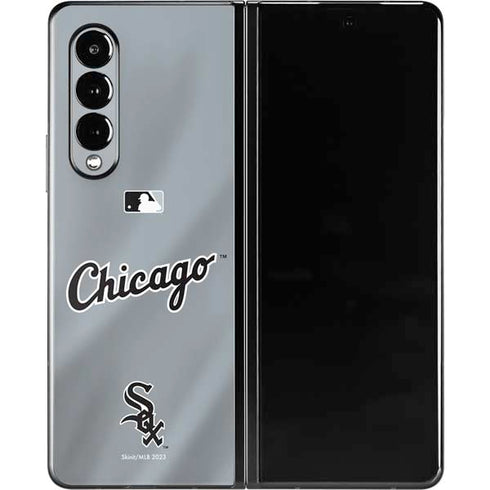 MLB Chicago White Sox Alternate/Away Jersey Galaxy Z Fold3 5G Skin