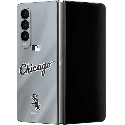 MLB Chicago White Sox Alternate/Away Jersey Galaxy Z Fold4 5G Skin
