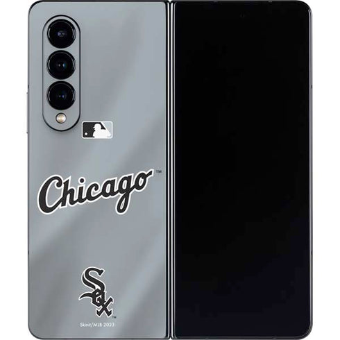 MLB Chicago White Sox Alternate/Away Jersey Galaxy Z Fold4 5G Skin