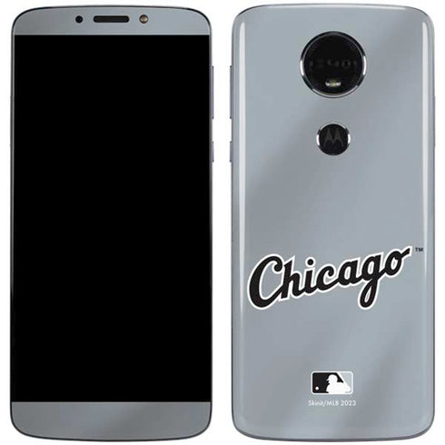 MLB Chicago White Sox Alternate/Away Jersey Moto E5 Plus Skin