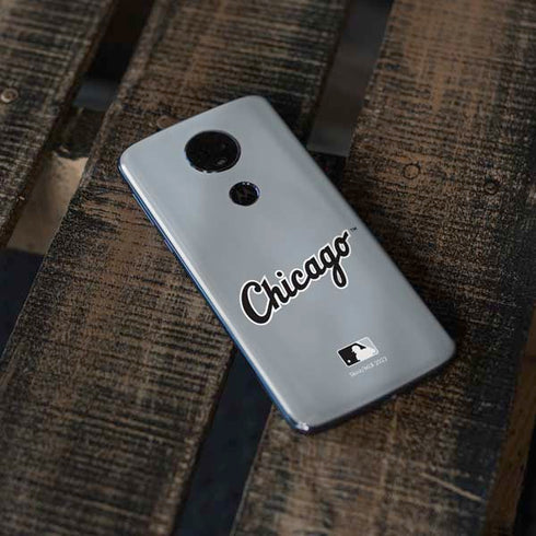 MLB Chicago White Sox Alternate/Away Jersey Moto E5 Plus Skin