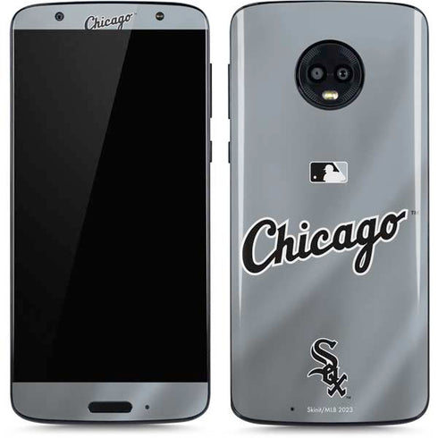 MLB Chicago White Sox Alternate/Away Jersey Moto G6 Skin