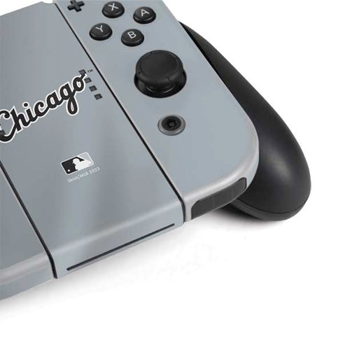 MLB Chicago White Sox Alternate/Away Jersey Nintendo Switch OLED (2021) Skin