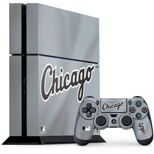MLB Chicago White Sox Alternate/Away Jersey PS4 Console and Controller Bundle Skin