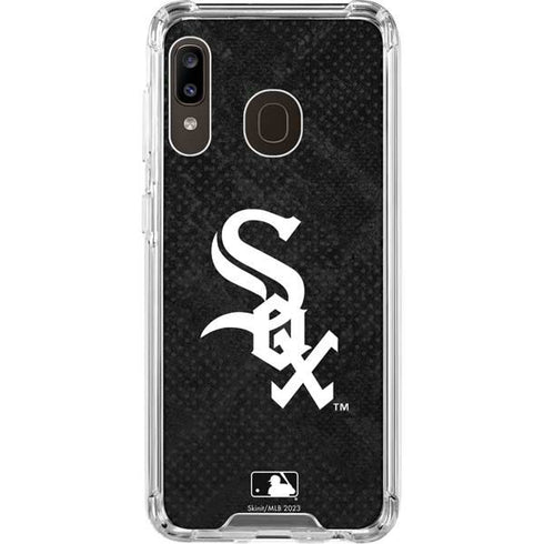 MLB Chicago White Sox Dark Wash Galaxy A30 Clear Case