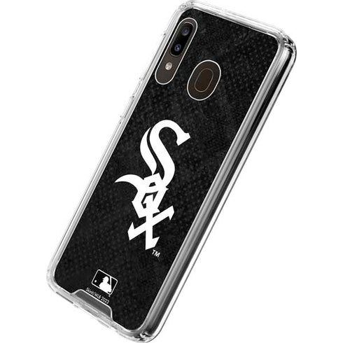 MLB Chicago White Sox Dark Wash Galaxy A30 Clear Case